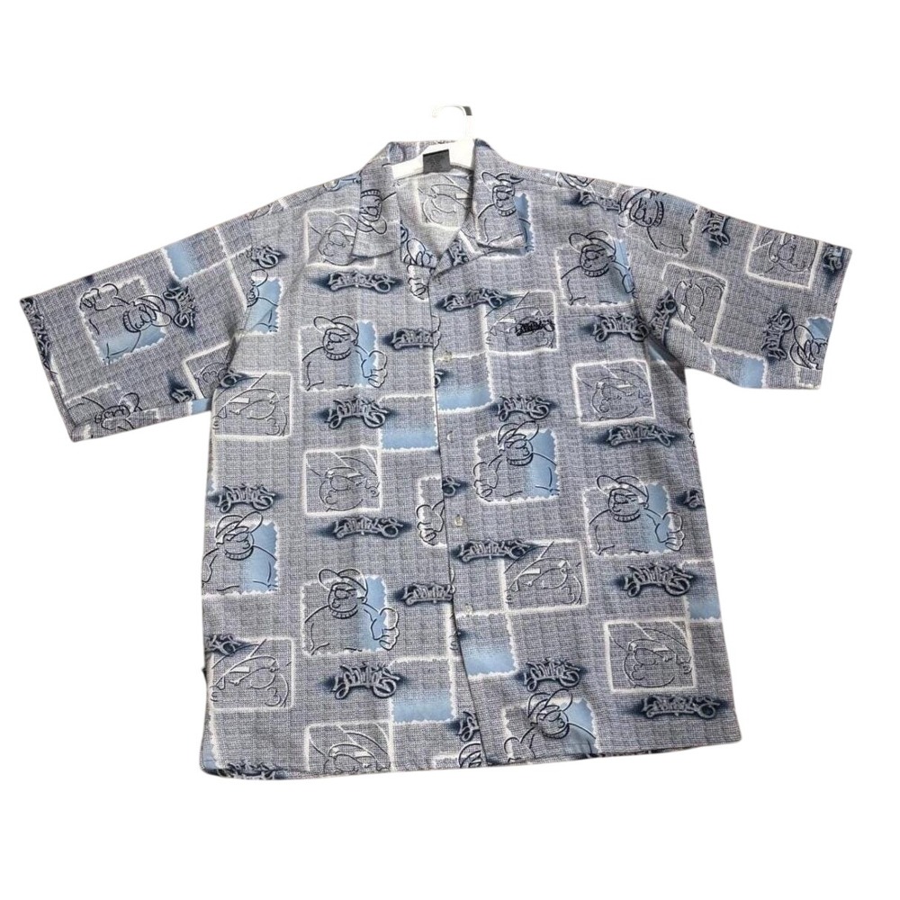 Vintage Southpole Button Down Shirt Mens XL Blue Y2K Streetwear